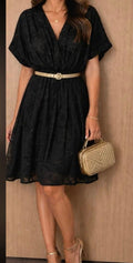 Black & Gold Shimmer Dress