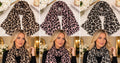Animal Print Gold Detail Scarf