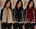 Reversible H- Detail Scarf