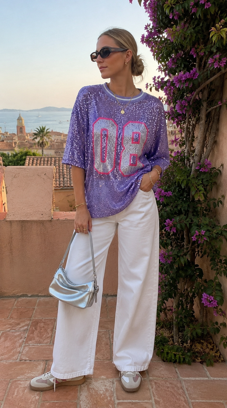 Top "08" & sequins