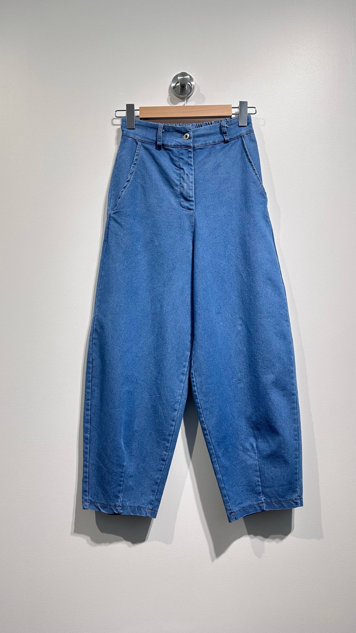 High-Waisted Balloon Trousers
