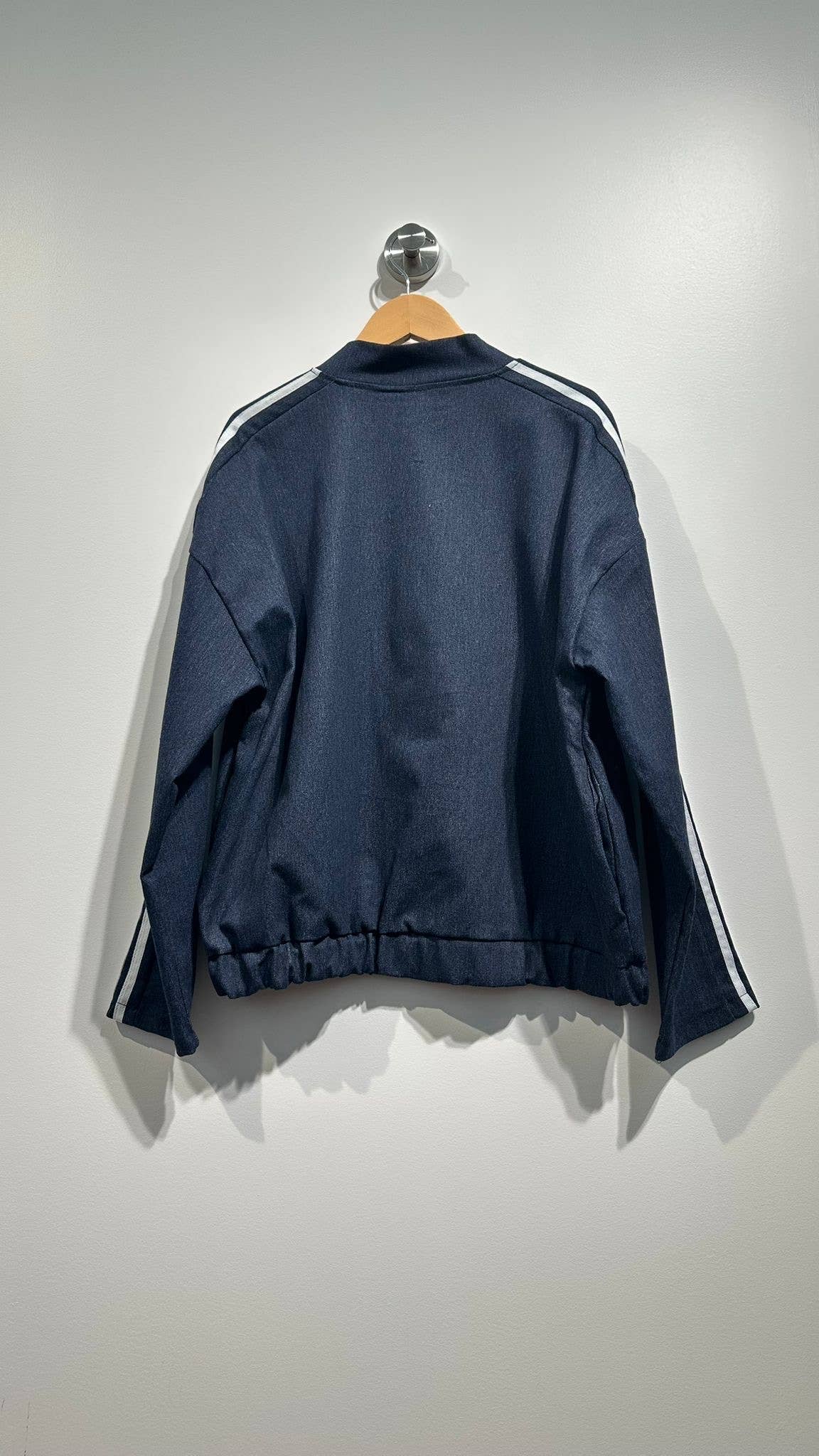 Oversized Denim Bomber Jacket